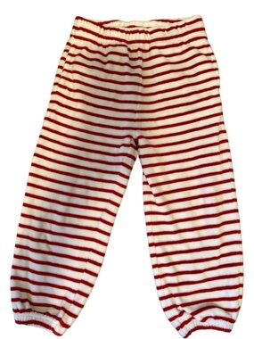 Hanna Andersson Striped Velour Joggers